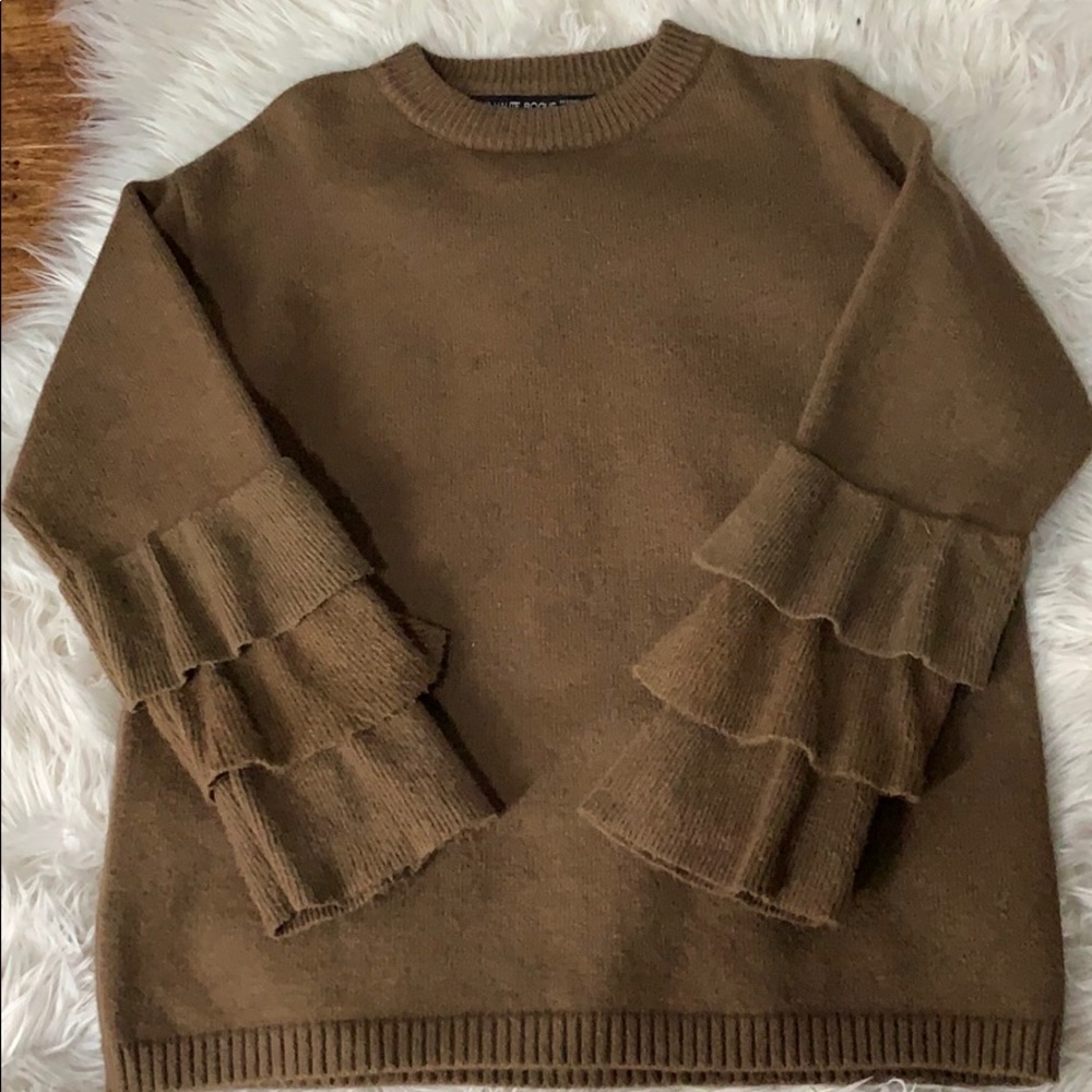 Olive Green Designer Sweater